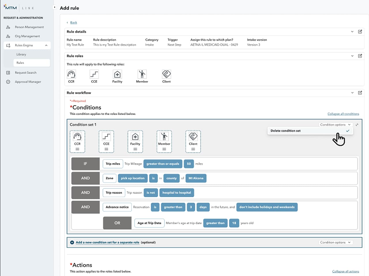 MTM Transportation Rules Engine Redesign