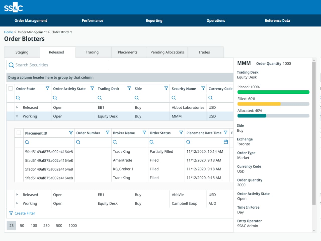 Fintech Software UI Enhancements for SS&C Aloha